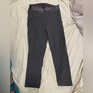 Gray Mesh Lululemon Leggings